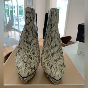 Michael Michael kors snakeskin platform boot